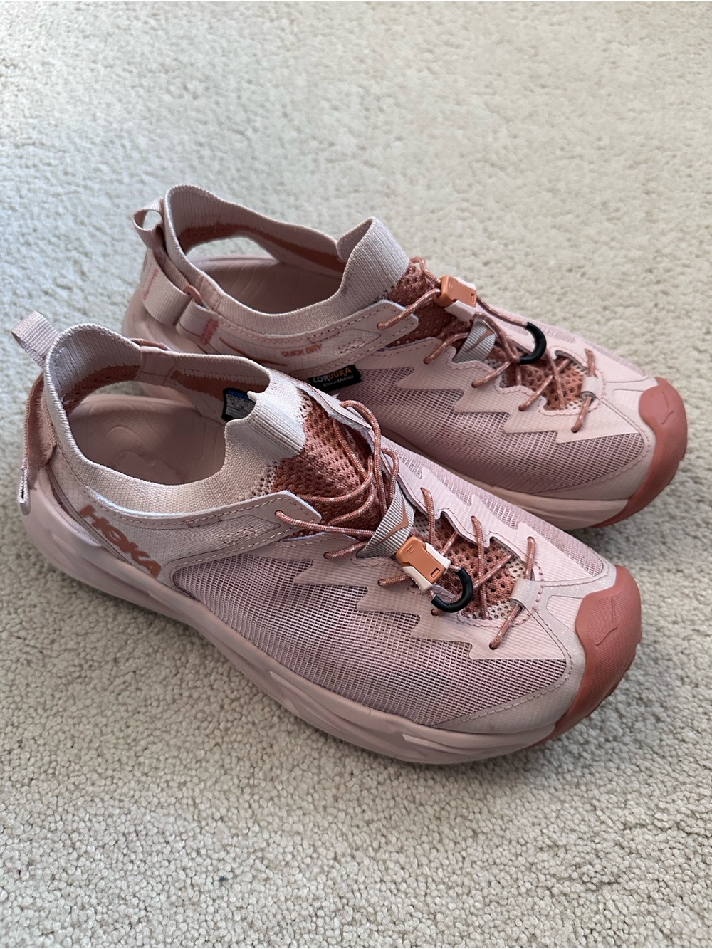 Hoka Women's Peach Slip-On Athletic Sneakers - Picture 6 of 6
